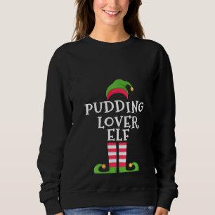 Womens Pudding Elf Family Matching Christmas Cos Sweatshirt