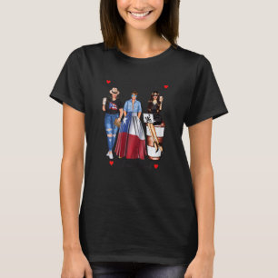 Womens Puerto Rican Born Chiliean Blood Patriotic T-Shirt