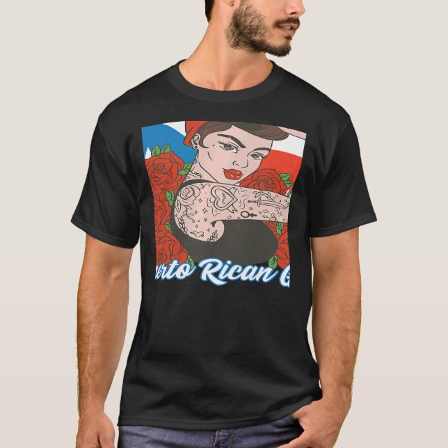 Womens Puerto Rican Girl Puerto Rico Women Boricua T-Shirt (Front)