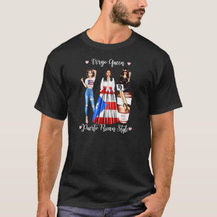 Womens Puerto Rican Style Virgo Queen Zodiac Women T-Shirt