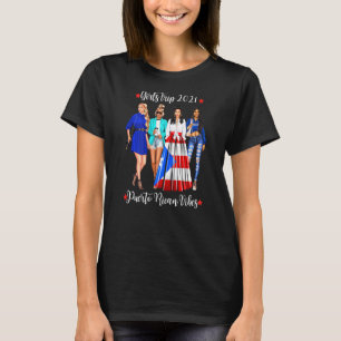 Womens Puerto Rico Girls Trip 2021 Girls Womens T-Shirt
