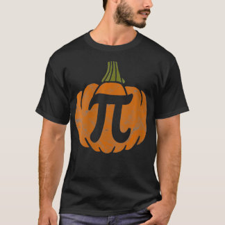 Womens Pumpkin Pi Math Teacher Halloween Thanksgiv T-Shirt