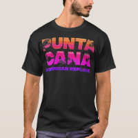 Womens Punta Cana Vacation Souvenir Palm Trees Tro