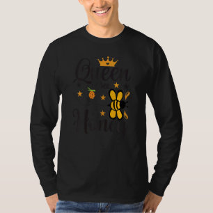Womens Queen Bee Black Girl Magic Melanin Women Af T-Shirt
