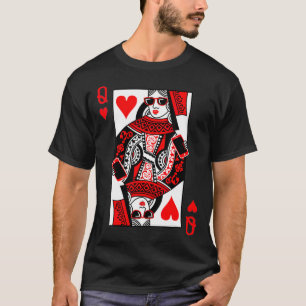 Womens Queen Of Hearts - Vintage Valentine's Day C T-Shirt