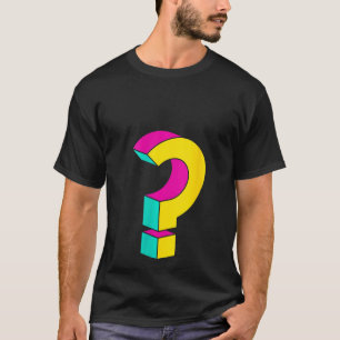 Womens Question Mark Cool Questioning Geeks T-Shirt