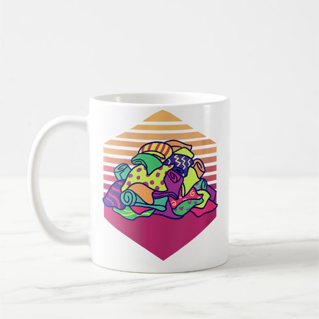 Womens Quilting Vintage Quilting Lover Coffee Mug (Left)