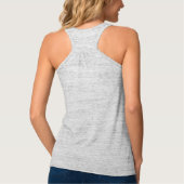 Women's Racerback Slim Fit Business Logo Custom Singlet (Back)