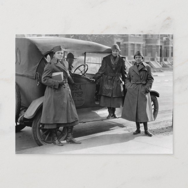 Women's Radio Corps: 1919 Postcard (Front)