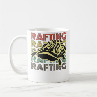 Womens Rafting Retro Loves Kayak Boat Good Paddlin Coffee Mug