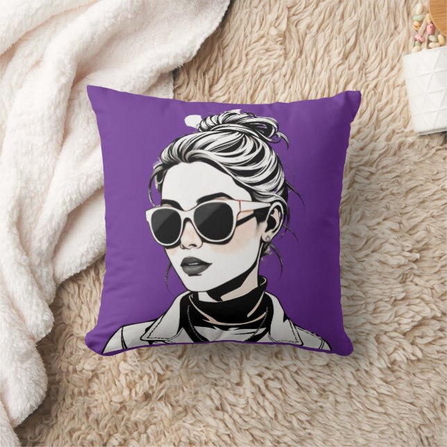 Womens Raiders - Running the world, girls style !  Cushion (Blanket)