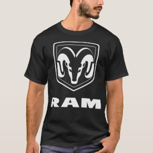 Womens Ram Trucks White Logo Premium T-Shirt
