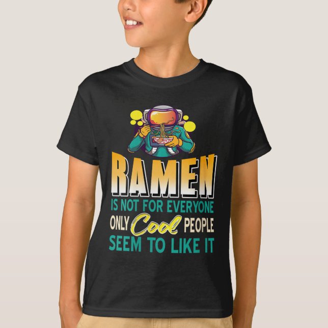 Womens Ramen Lovers Only Space Astronaut Funny Noo T-Shirt (Front)