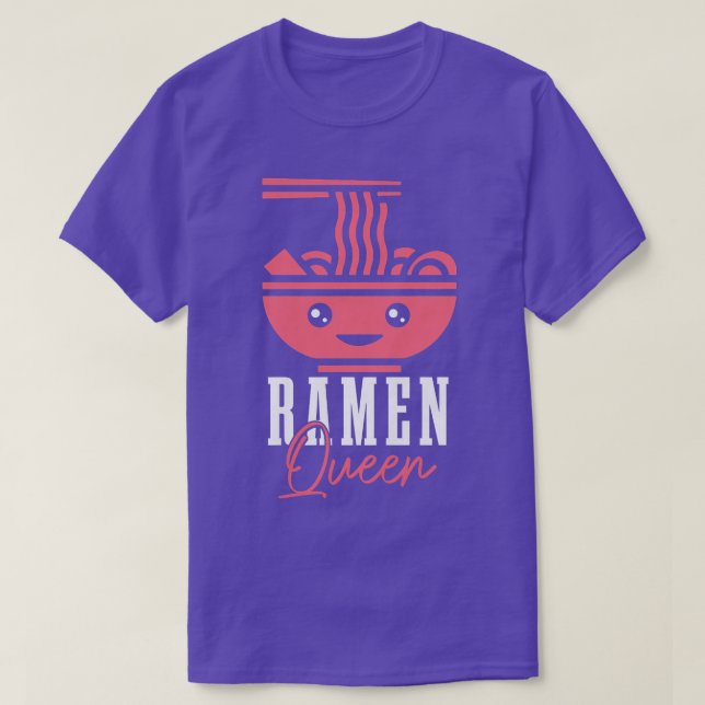 Womens Ramen Queen Noodle Japanese Otaku Anime Ram T-Shirt (Design Front)