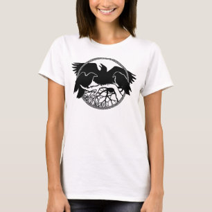 Women's Raven Tank Top Raven Crow Art Ladies Top
