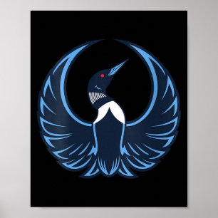 Women's rebel loon minnesota strong Women's rebel Poster
