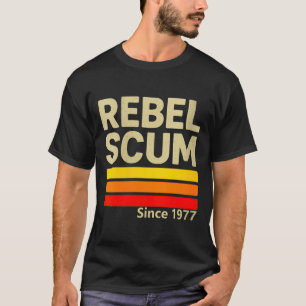 Womens Rebel S Since 1977 Clic Retro Iconic Vintag T-Shirt