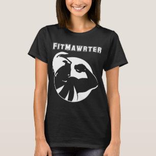 Women's Reg T-shirt with Design in White