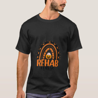 Womens Rehab Nurse Rainbow Rehabilitation Nursing  T-Shirt