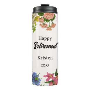 Women's Retired 2024 Retirement Party Gift Thermal Tumbler