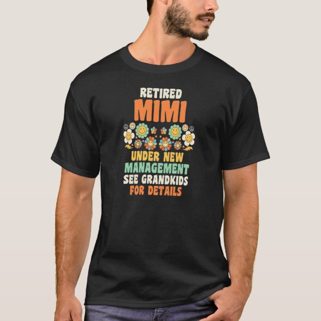 Womens retired mimi under new management grandma   T-Shirt (Front)