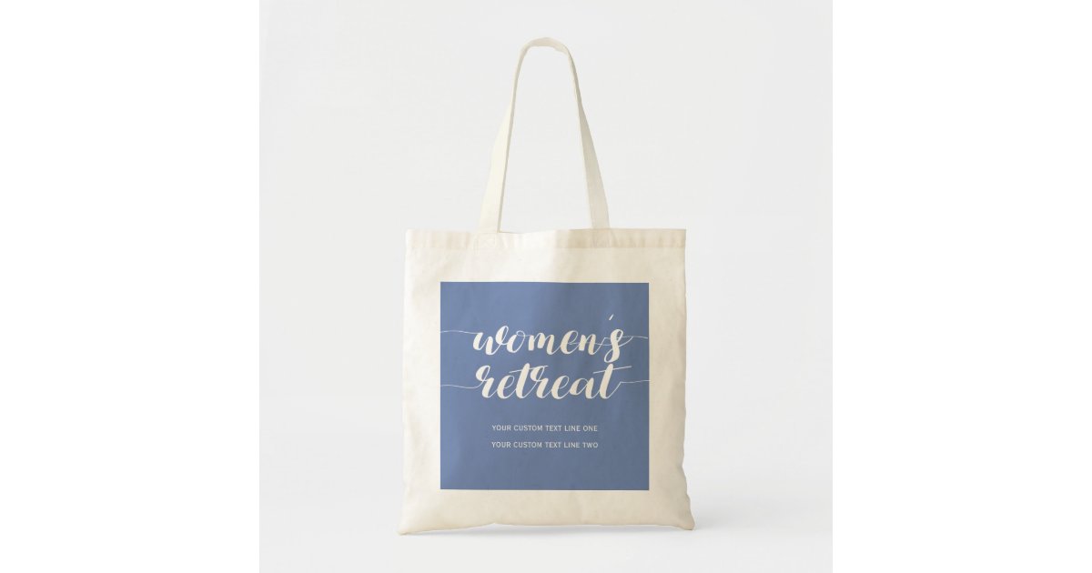 Women's Retreat personalised gift bag Zazzle