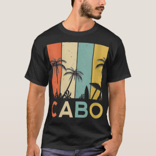 Womens Retro Cabo San Lucas Meico Tropical Vintage T-Shirt