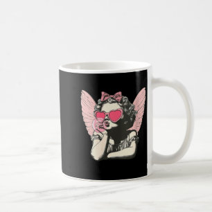 Womens Retro Cupid Valentine Day Cute Vintage Cupi Coffee Mug