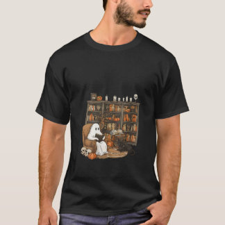 Womens Retro Librarian Bookshelf Teacher Boujee Gh T-Shirt