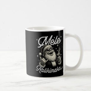Womens Retro Mele Kalikimaka Hawaiian Christmas Ta Coffee Mug