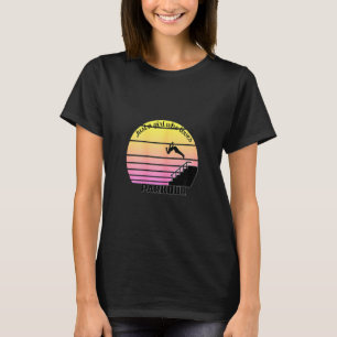 Womens Retro Sunset Parkour Free Running Women Tee