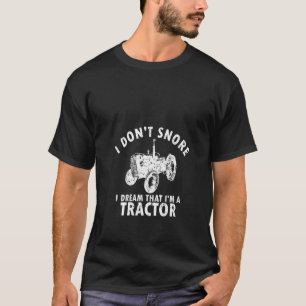Womens Retro Tractor Funny For Farmer Rancher Chi T-Shirt