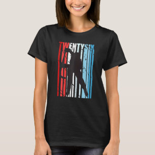 Womens Retro Womens 26th Ice Hockey Birthday Plays T-Shirt
