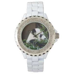 Women's Rhinestone Panda Bear Watch