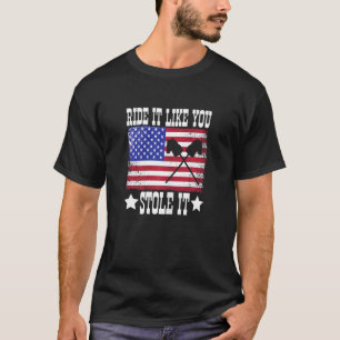 Womens Ride It Like You Stole It Hobby Horsing T-Shirt
