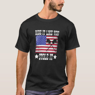 Womens Ride It Like You Stole It Hobby Horsing T-Shirt