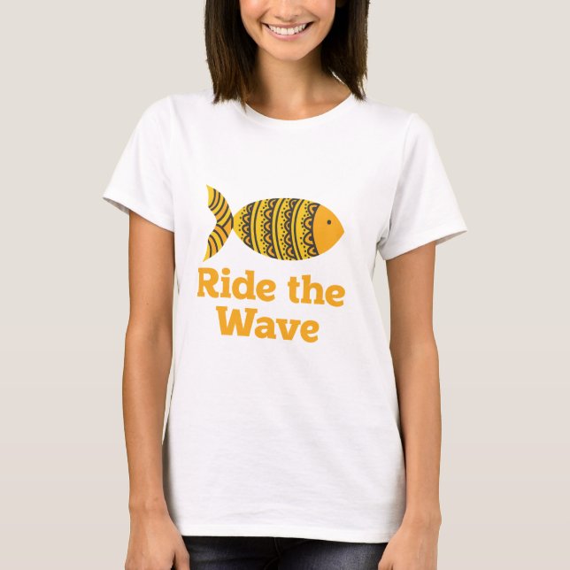 Women's Ride The Wave T-Shirt (Front)