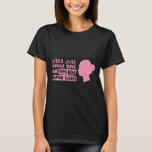 Womens Right Sticker T-Shirt