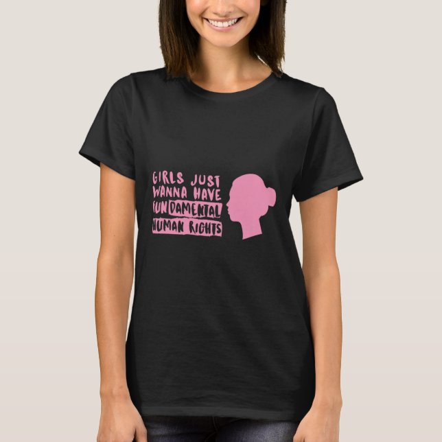 Womens Right Sticker  T-Shirt (Front)