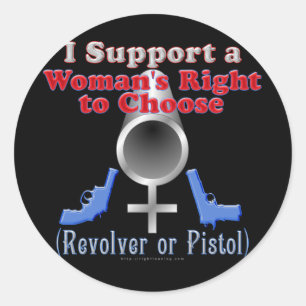 Women's Right to Choose Classic Round Sticker
