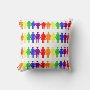 women's rights 2017 LGBTQIA Thunder_Cove Cushion