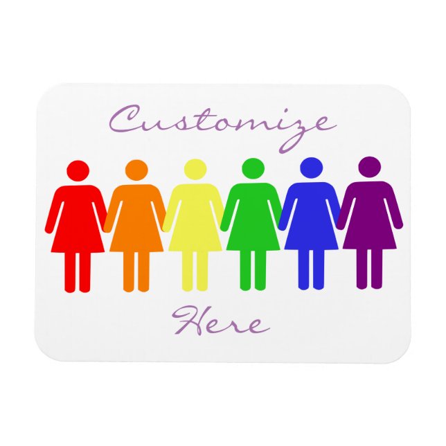 women's rights 2017 LGBTQIA Thunder_Cove Magnet (Horizontal)