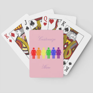 women's rights 2017 LGBTQIA Thunder_Cove Playing Cards