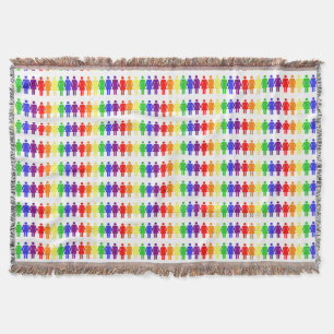 women's rights 2017 LGBTQIA Thunder_Cove Throw Blanket