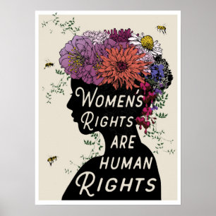 "Women's Rights Are Human Rights" 18x24 poster