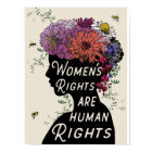 "Women's Rights Are Human Rights" 18x24 poster