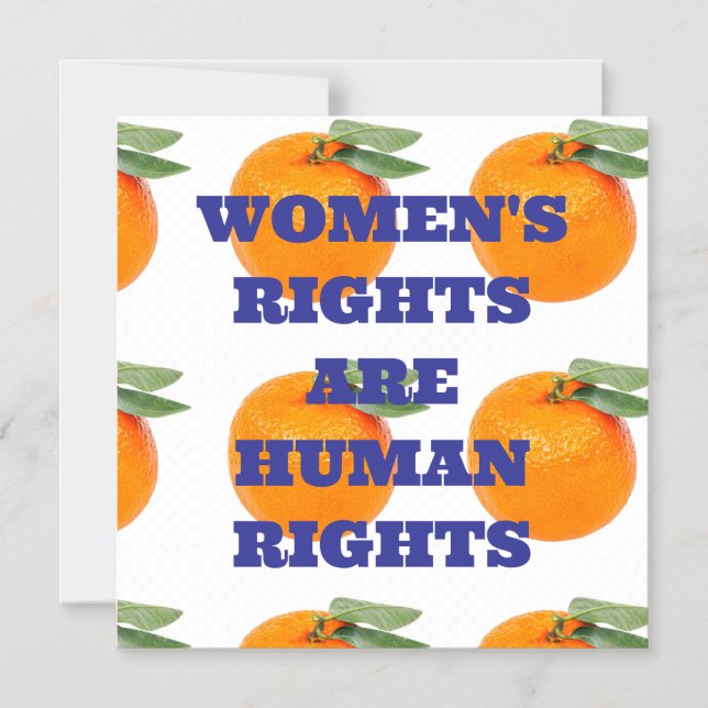 WOMEN'S RIGHTS ARE HUMAN RIGHTS MAGNET (Front)