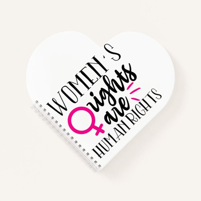 Women's Rights Are Human Rights   Notebook (Front)