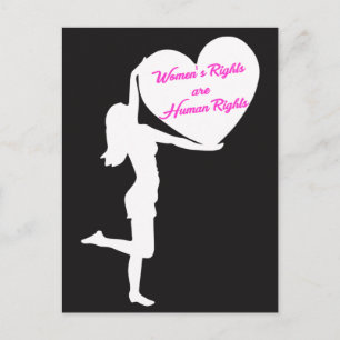Women's Rights are Human Rights Postcard