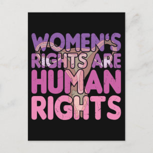 Women's Rights Are Human Rights Postcard